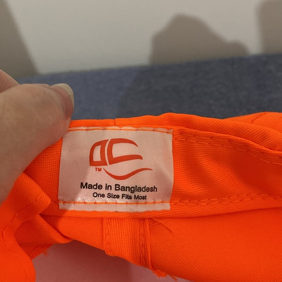 Bright Orange Baseball Cap NWOT - Picture 4 of 5